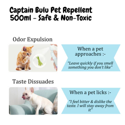 Captain Bulu Pet Repellent 500ml