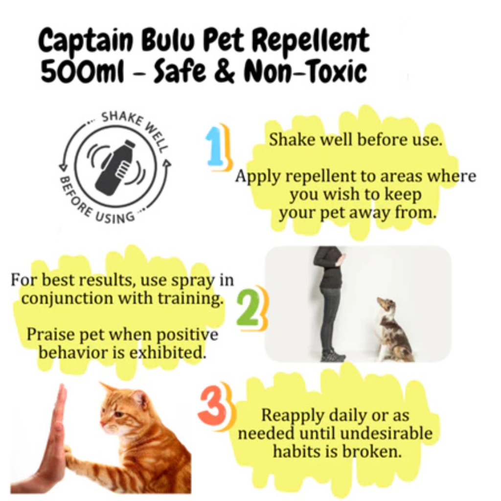 Captain Bulu Pet Repellent 500ml