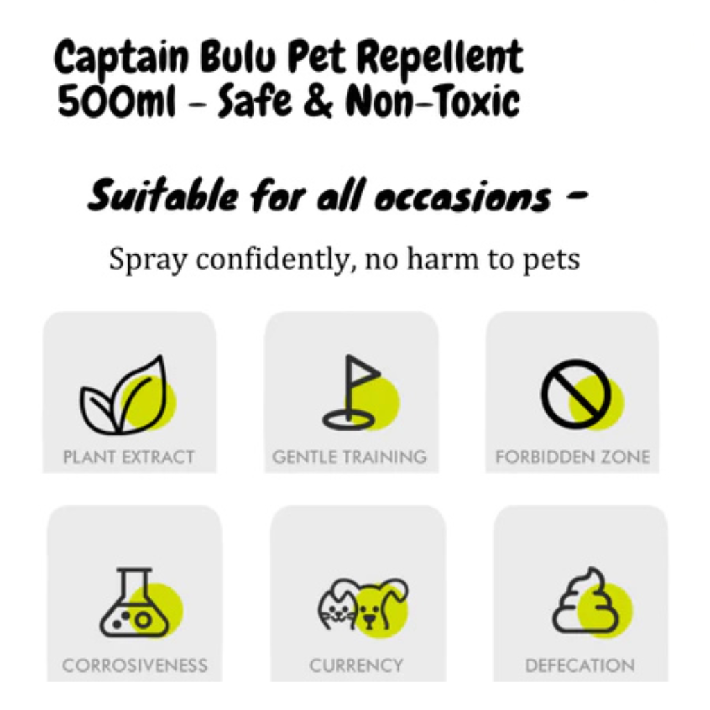Captain Bulu Pet Repellent 500ml