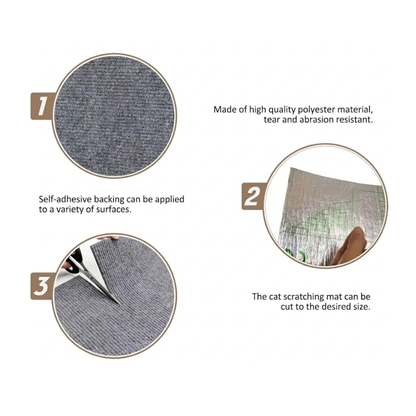 Self-adhesive Cat Scratcher Mat