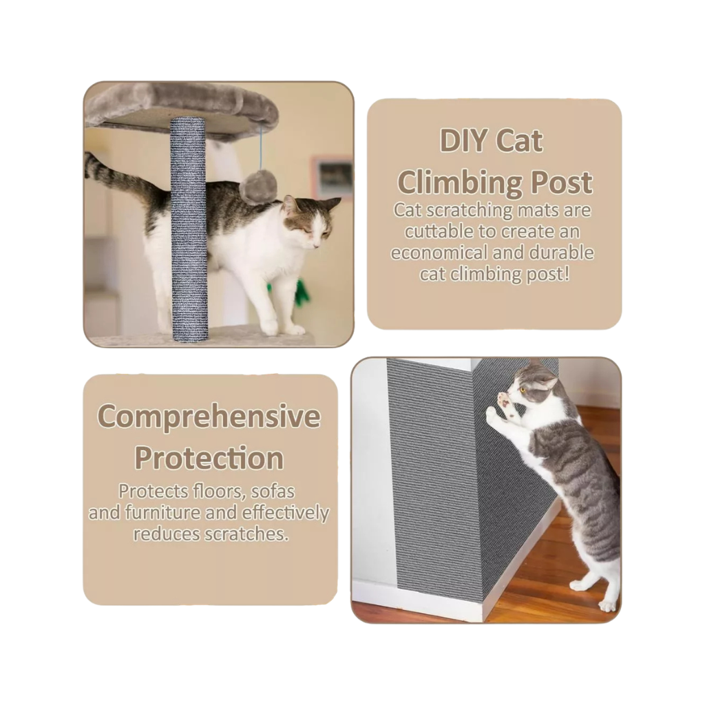 Self-adhesive Cat Scratcher Mat