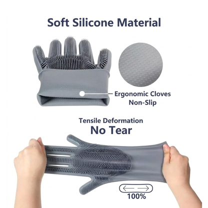 Pet Grooming Glove Silicone