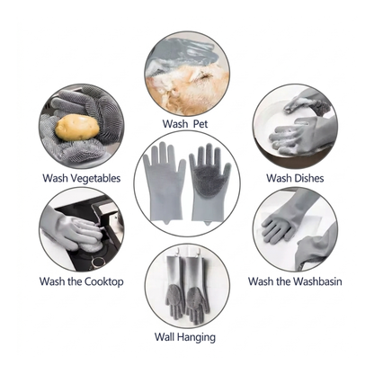 Pet Grooming Glove Silicone