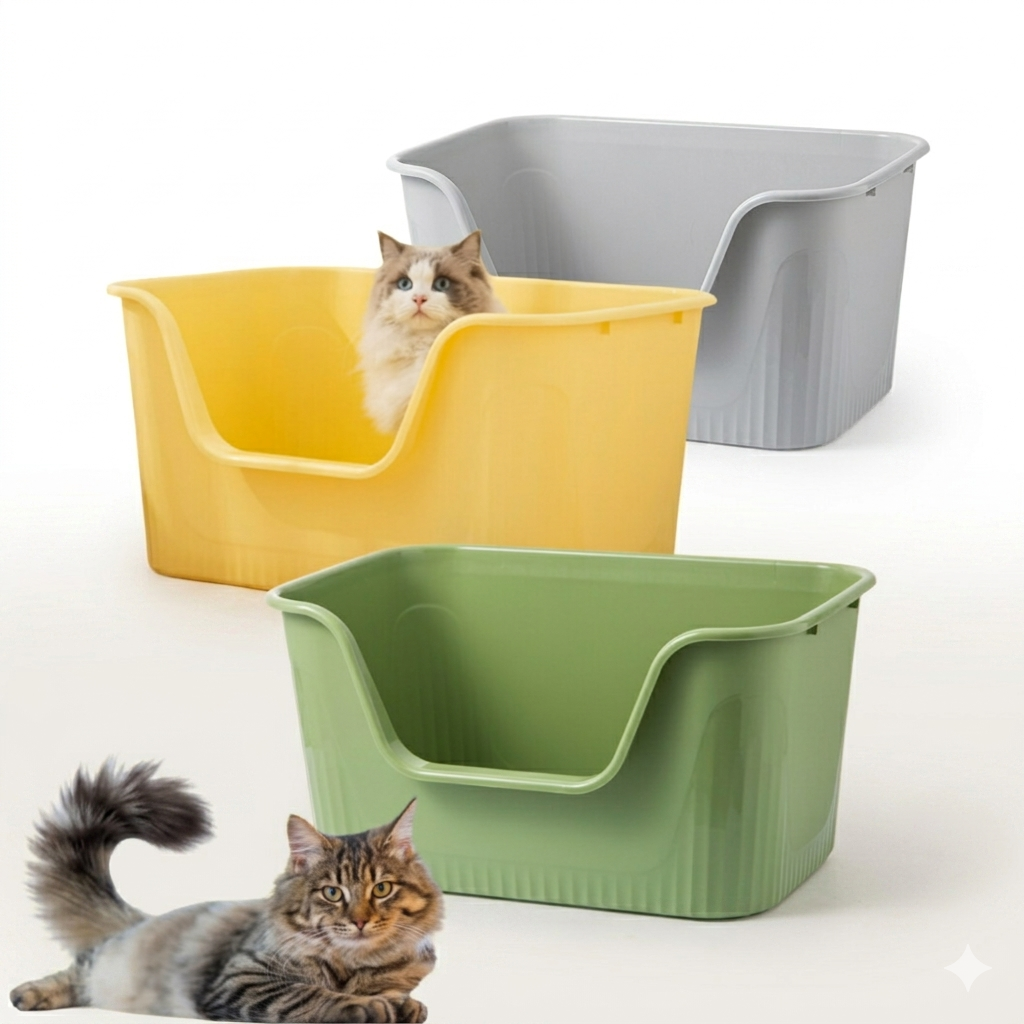 Open Air Cat Litter Box