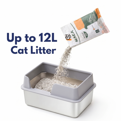 Stainless Steel Cat Litter Box