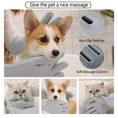 Pet Grooming Glove Silicone